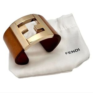 Fendi F is Fendi leather bracelet/ Gorgeous Preloved Condition